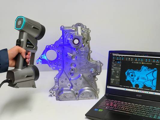 INSVISION AlphaScan Scan sheet metal parts to obtain real-time 3D model data