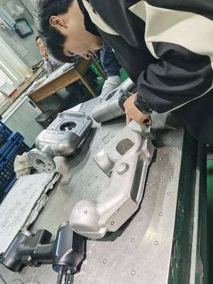 INSVISION AlphaScan 3D scanner scanning sheet metal part 5